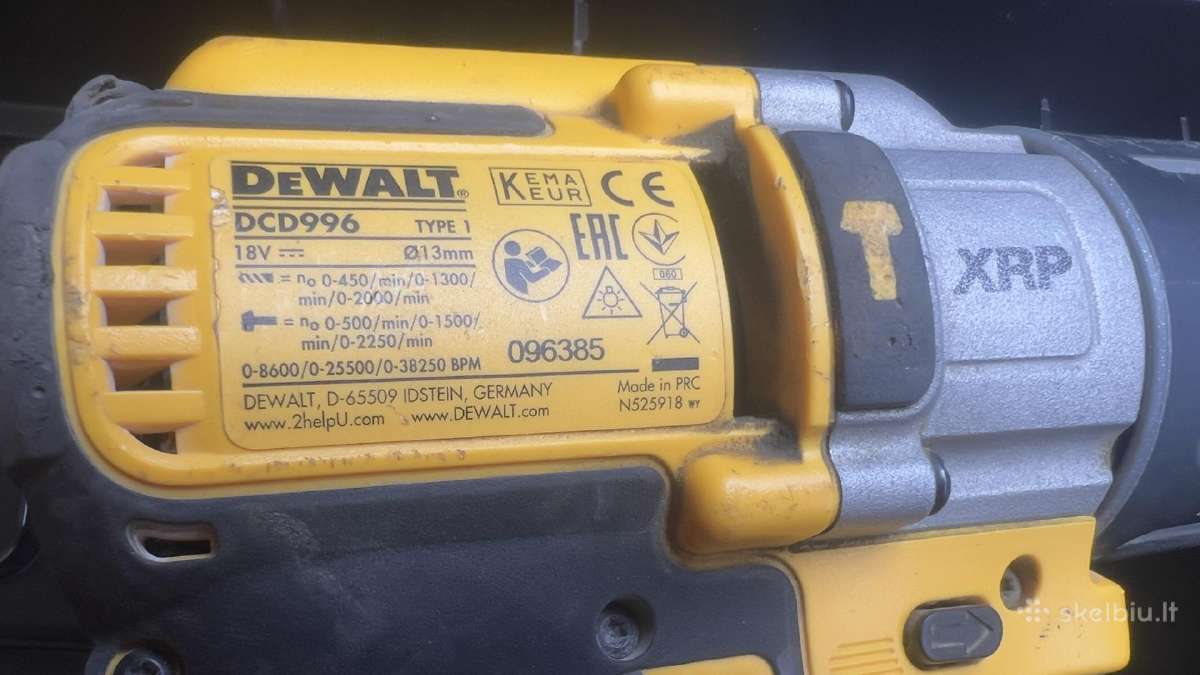 Dewalt dcd996 - nuotraukos Nr. 3