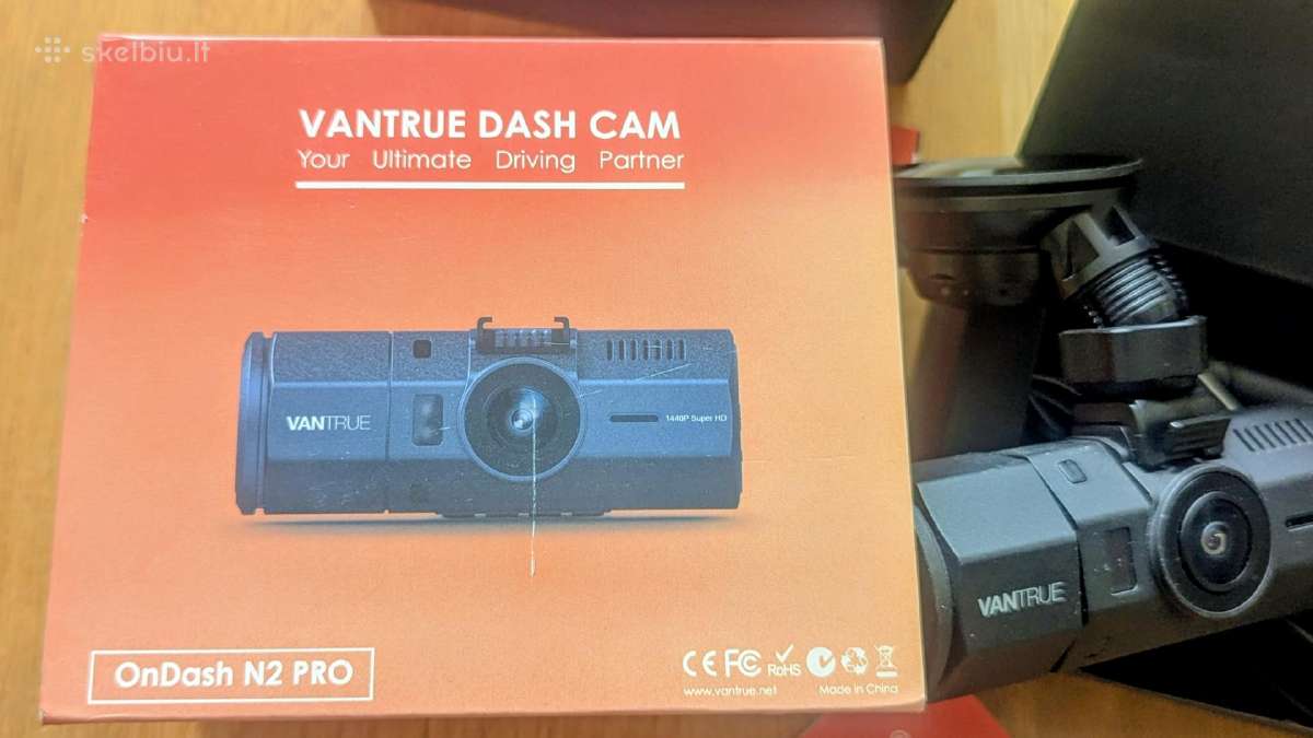 Automobilinis vaizd registratorius Vantrue N2 Pro - nuotraukos Nr. 2