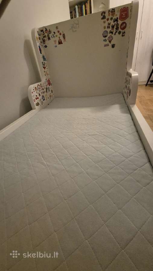 Naudota auganti Ikea lova Busunge su čiužiniu - nuotraukos Nr. 2