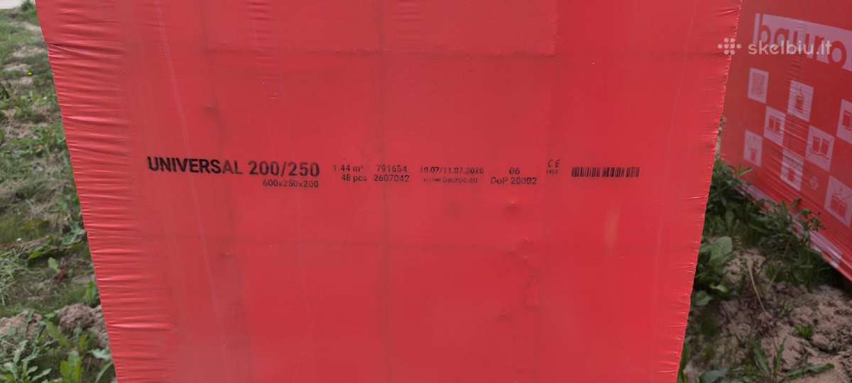 Bauroc Universalus blokeliai 600x200x250 - nuotraukos Nr. 3