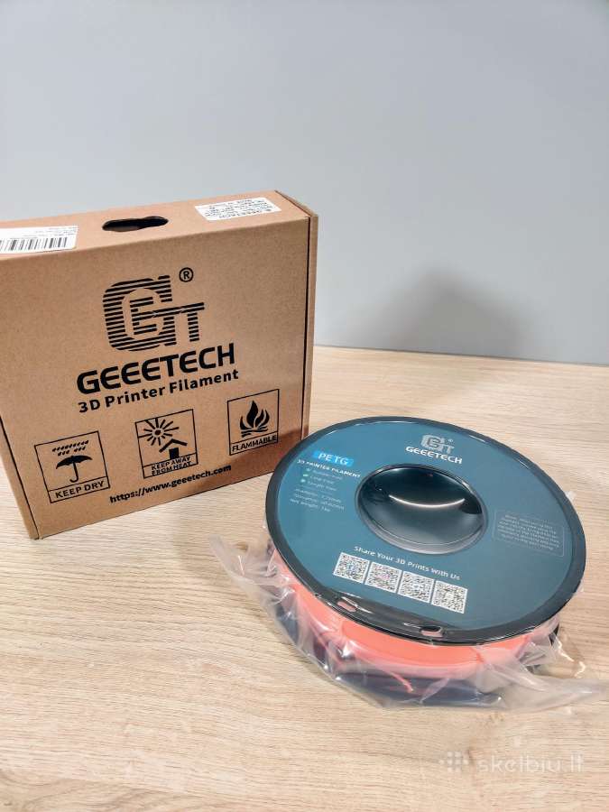 1.1kg Jayo Geetech Petg 3D spausdinimo plastikas - nuotraukos Nr. 17