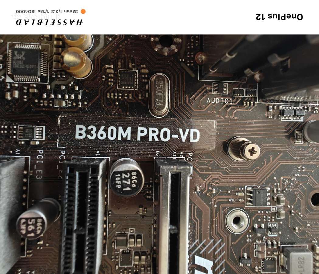 Msi B360m Pro-vd + Intel Core i3-8350k - nuotraukos Nr. 3