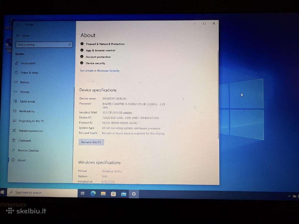 Lenovo Thinkpad T450s - nuotraukos Nr. 6