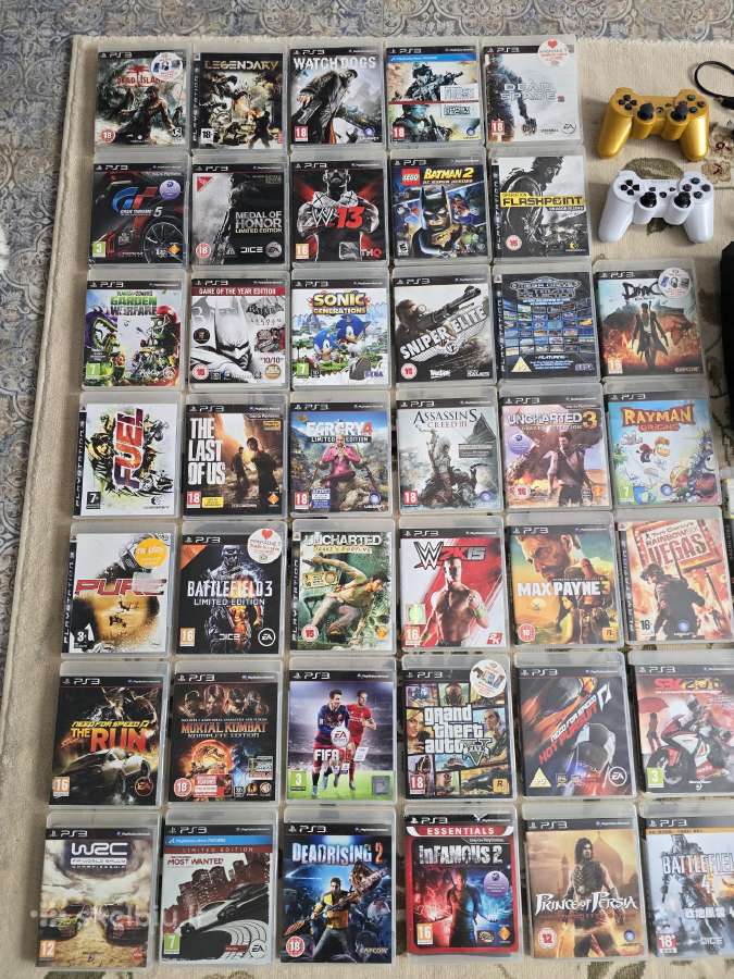 PS3 su dviem pulteliais ir 50 žaidimų - nuotraukos Nr. 4