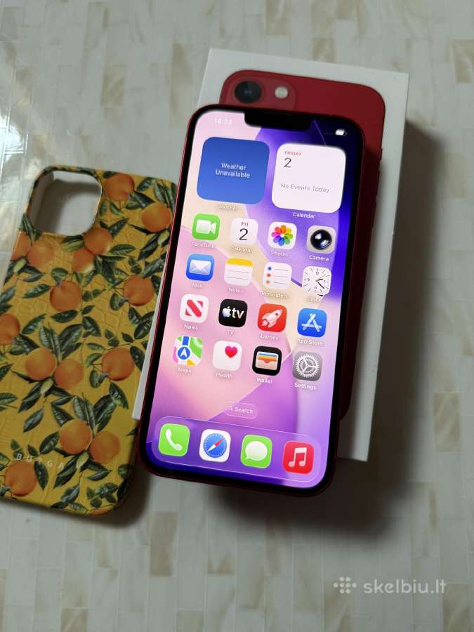 iPhone 13 128gb Red - nuotraukos Nr. 3