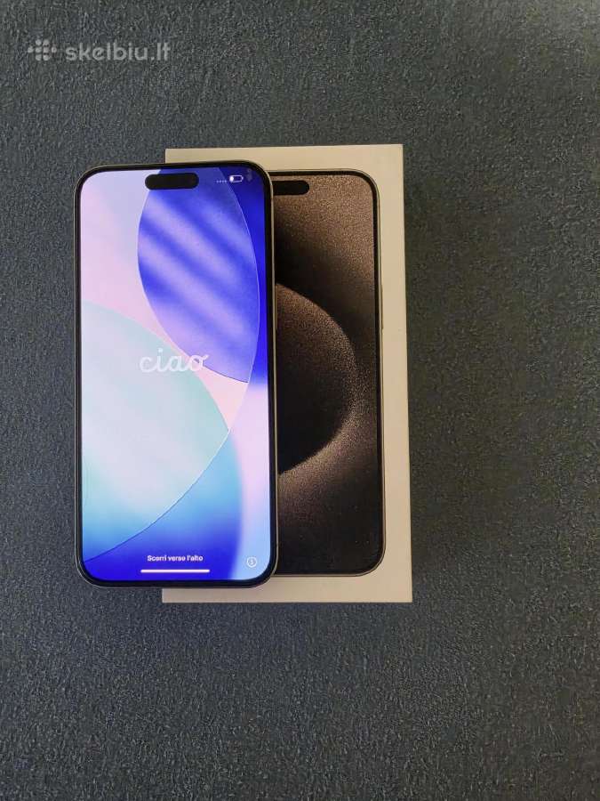 Apple iPhone 15 Pro Max Natural Titanium 256gb - nuotraukos Nr. 2