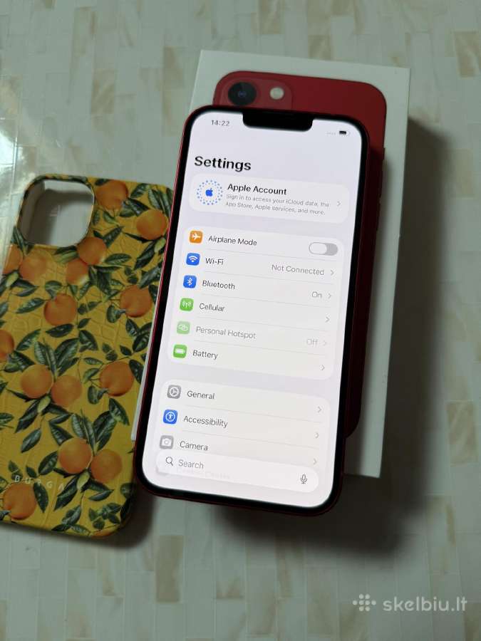iPhone 13 128gb Red - nuotraukos Nr. 4