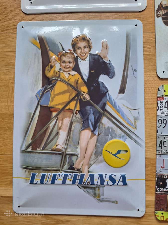 Reklaminiai skardiniai - metaliniai pavekslėliai - nuotraukos Nr. 2