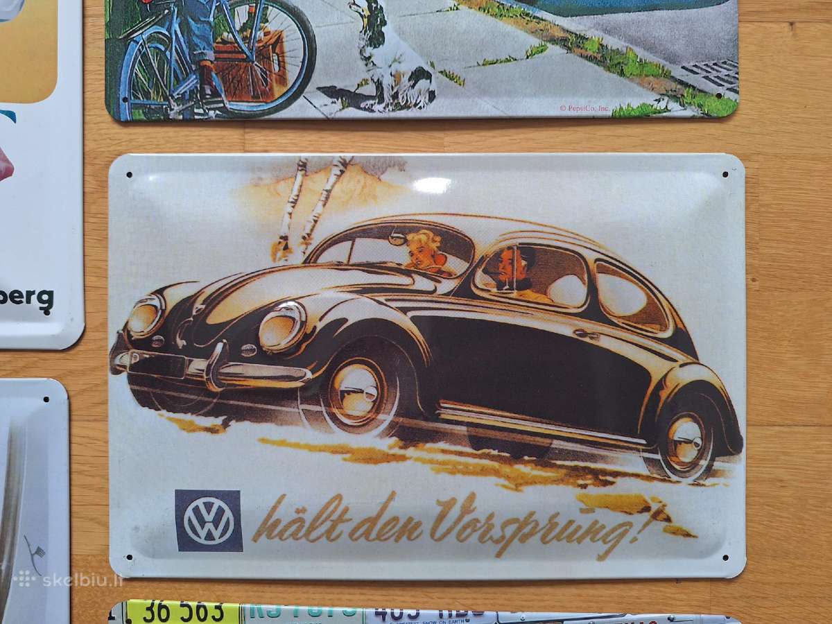 Reklaminiai skardiniai - metaliniai pavekslėliai - nuotraukos Nr. 5