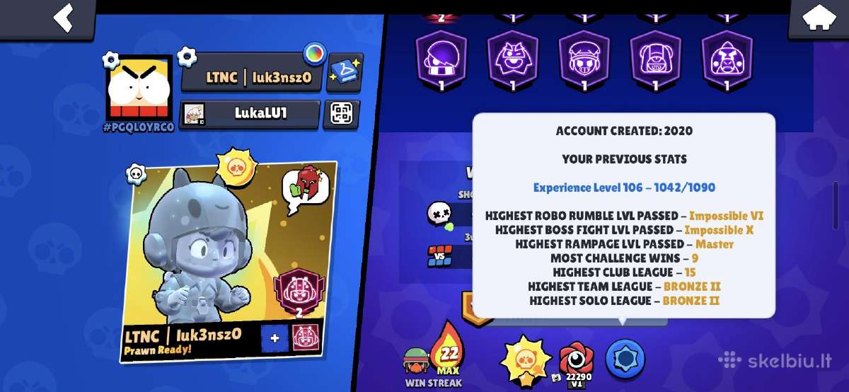 Brawl stars paskyra - nuotraukos Nr. 8