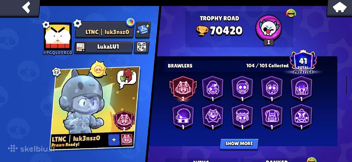 Brawl stars paskyra - nuotraukos Nr. 9