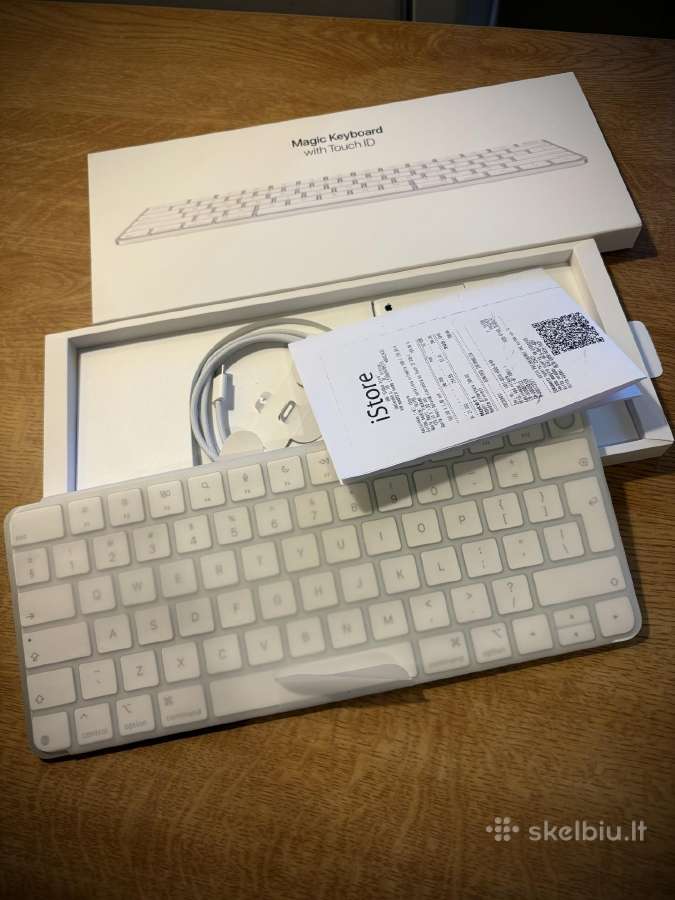 Apple Magic Keyboard Touch Id Usb-c su garantija - nuotraukos Nr. 4
