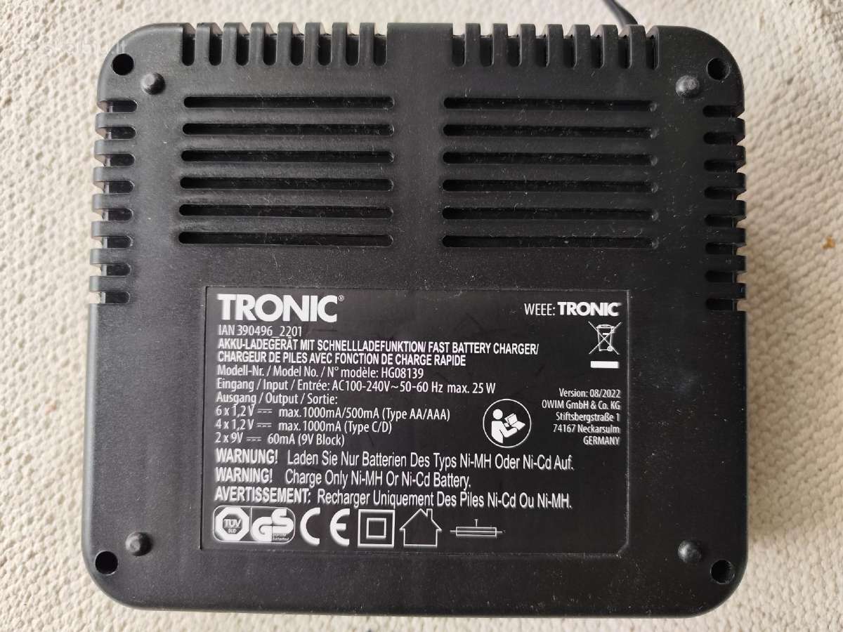 Tronic išmanusis akumuliatorių įkroviklis - nuotraukos Nr. 2