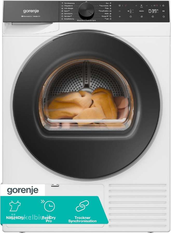 Gorenje 9 kg šilumos siurblio džiovyklės, inverter - nuotraukos Nr. 2