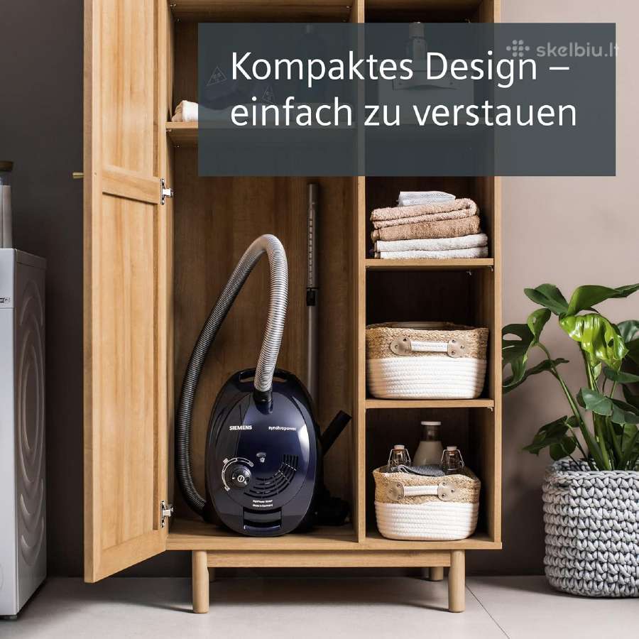 Siemens Vs06a111 600 W, 4l klasikinis siurblys - nuotraukos Nr. 3