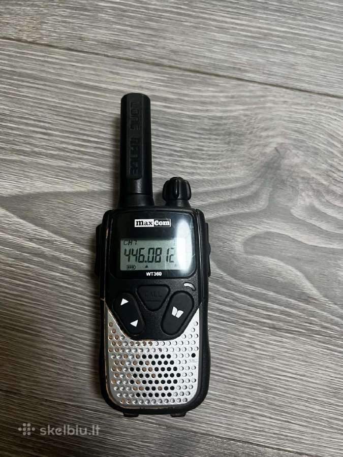 Pmr446 Racijų komplektas (Cobra ir Maxcom Wt360) - nuotraukos Nr. 2