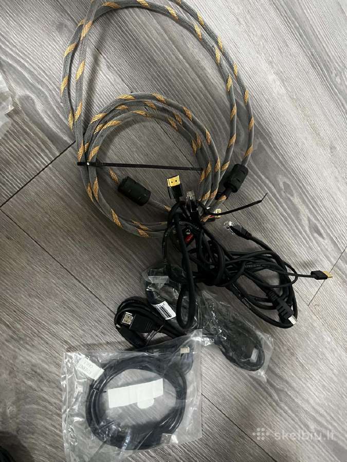 Įvairių laidų rinkinys (Ethernet, Hdmi, Aux, Dp - nuotraukos Nr. 2