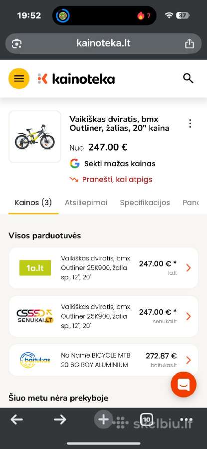 Vaikiškas dviratis - nuotraukos Nr. 5