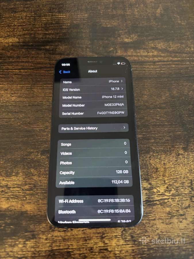 iPhone 12 mini 128gb - nuotraukos Nr. 4