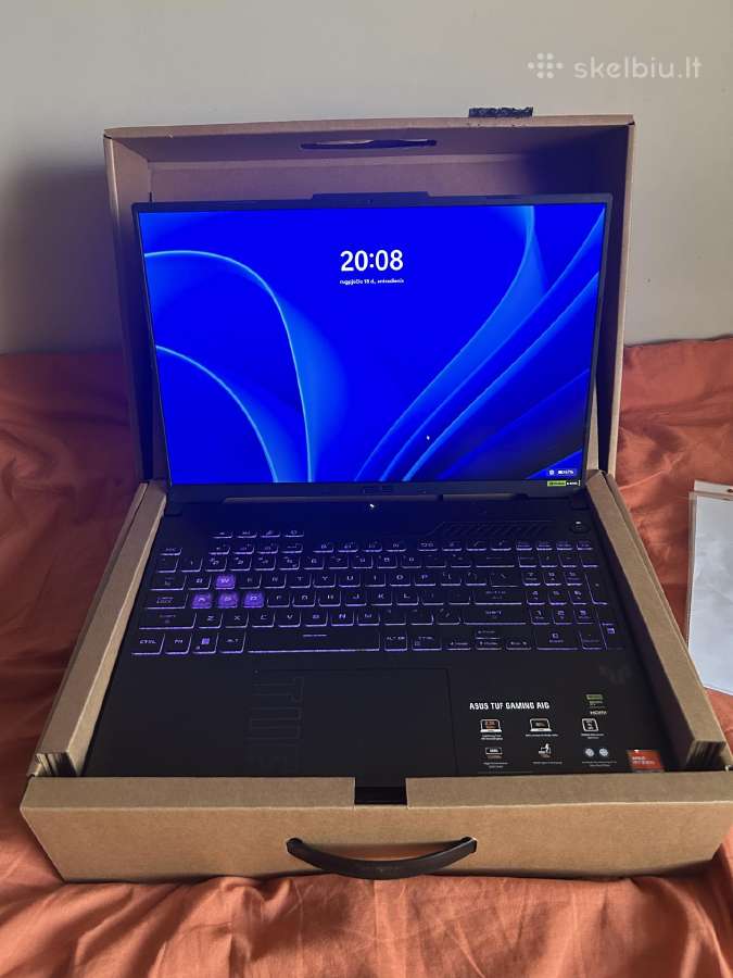 Asus Tuf A16 (2024)ryzen 9 7845hx/rtx 4060 165hz - nuotraukos Nr. 3