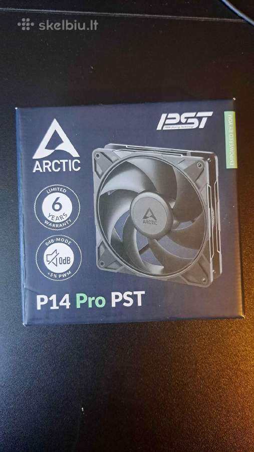 Arctic P14 Pro Pst Pwm ventiliatoriai (6 vnt.) - nuotraukos Nr. 3