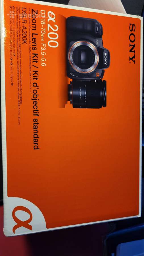 Fotoaparatas Sony A-200 - nuotraukos Nr. 2