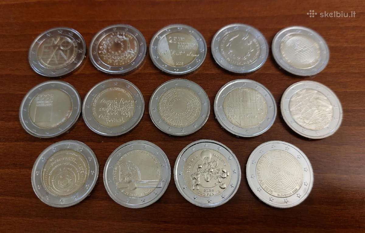 Euro monetos Slovenija - nuotraukos Nr. 2