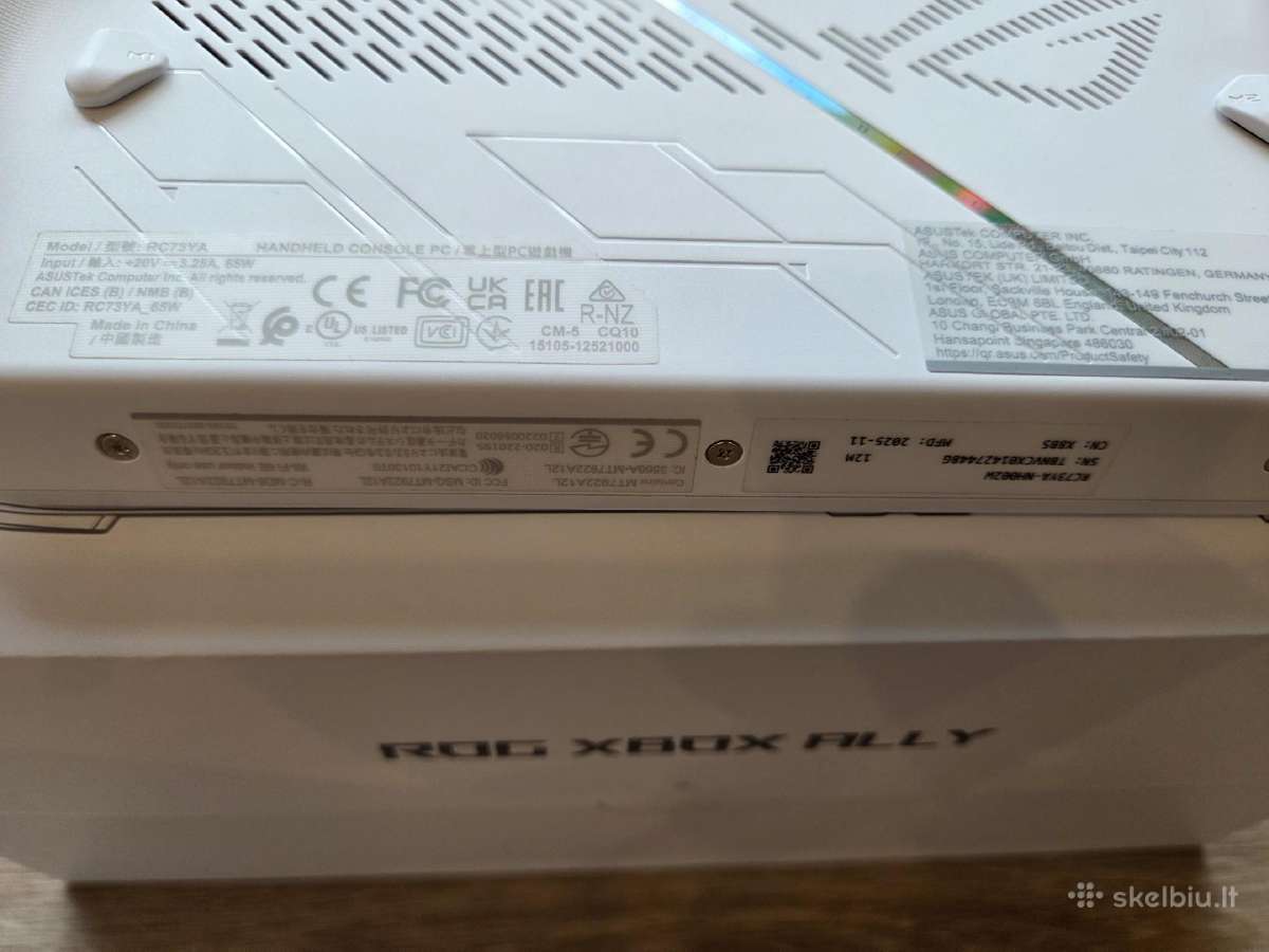 Asus Rog Xbox Ally handheld Rc73ya konsolė - nuotraukos Nr. 5