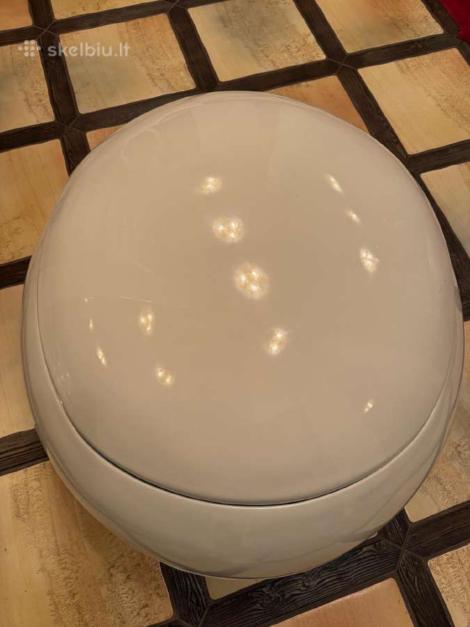 Garden Egg Chair su natūraliu audinės kailiu - nuotraukos Nr. 5