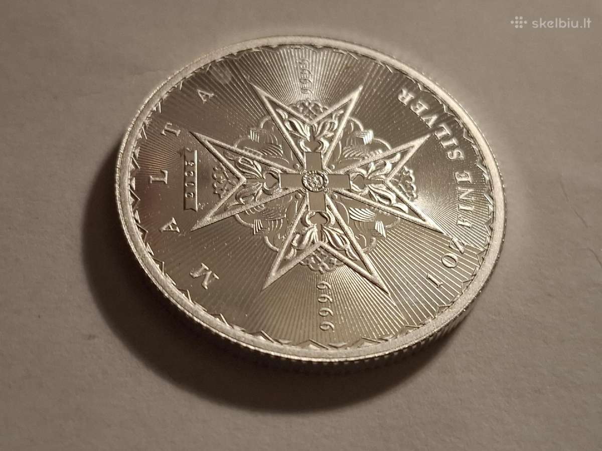 Sidabrinė1oz moneta - nuotraukos Nr. 2