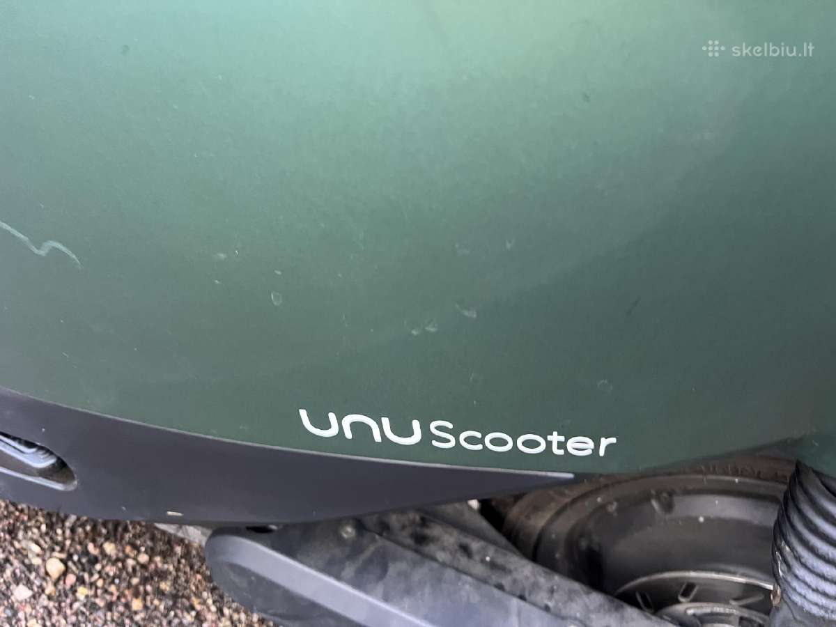 Vokiškas Elektrinis Motoroleris Unu Scooter - nuotraukos Nr. 7