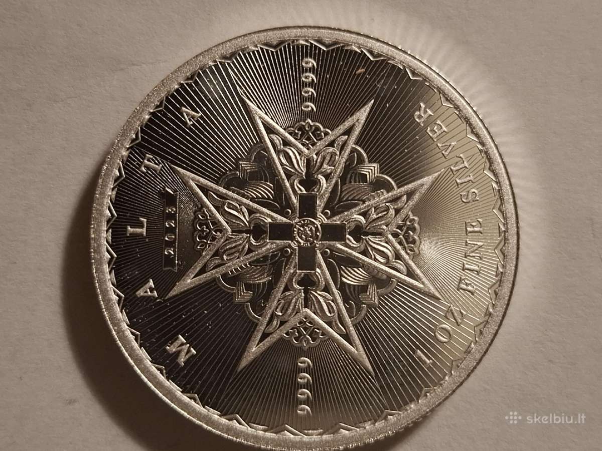 Sidabrinė1oz moneta - nuotraukos Nr. 3