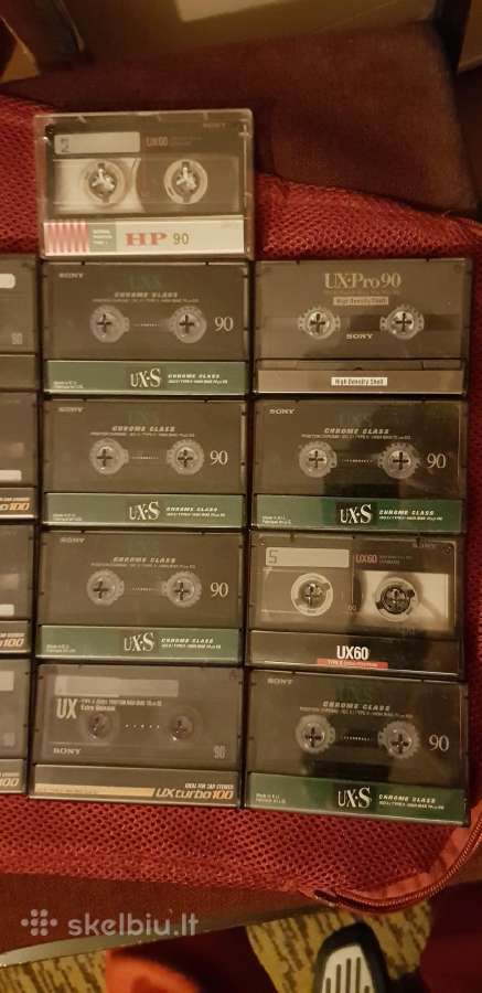 Crominės Sony kasetės - nuotraukos Nr. 3