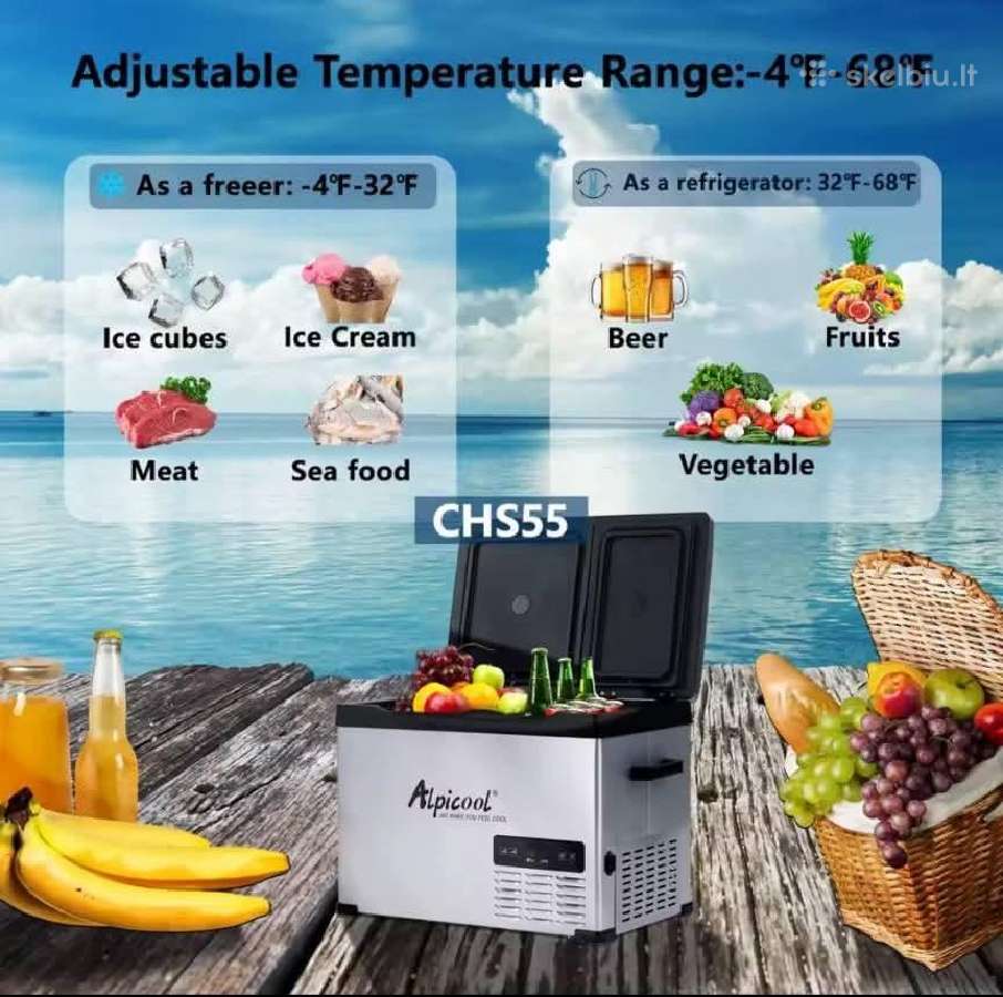 Alpicool Chs45 ir Chs55, 31 L ir 40 L talpa - nuotraukos Nr. 5