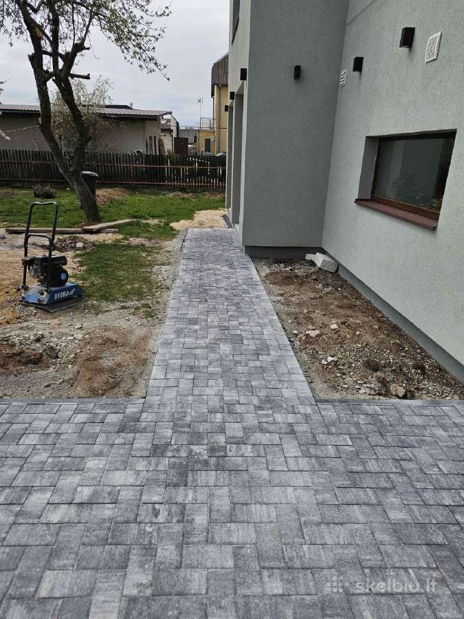 Trinkelių klojimas (kiti gerbūvio darbai) - nuotraukos Nr. 4