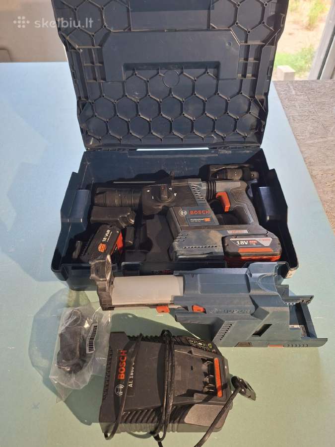 Perforatorius Bosch Gbh 18v-26f + Gde 18v-16 - nuotraukos Nr. 3