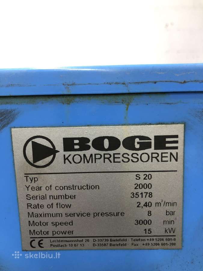 Oro kompresoriai, resiveriai sraigtinis stumuoklin - nuotraukos Nr. 6