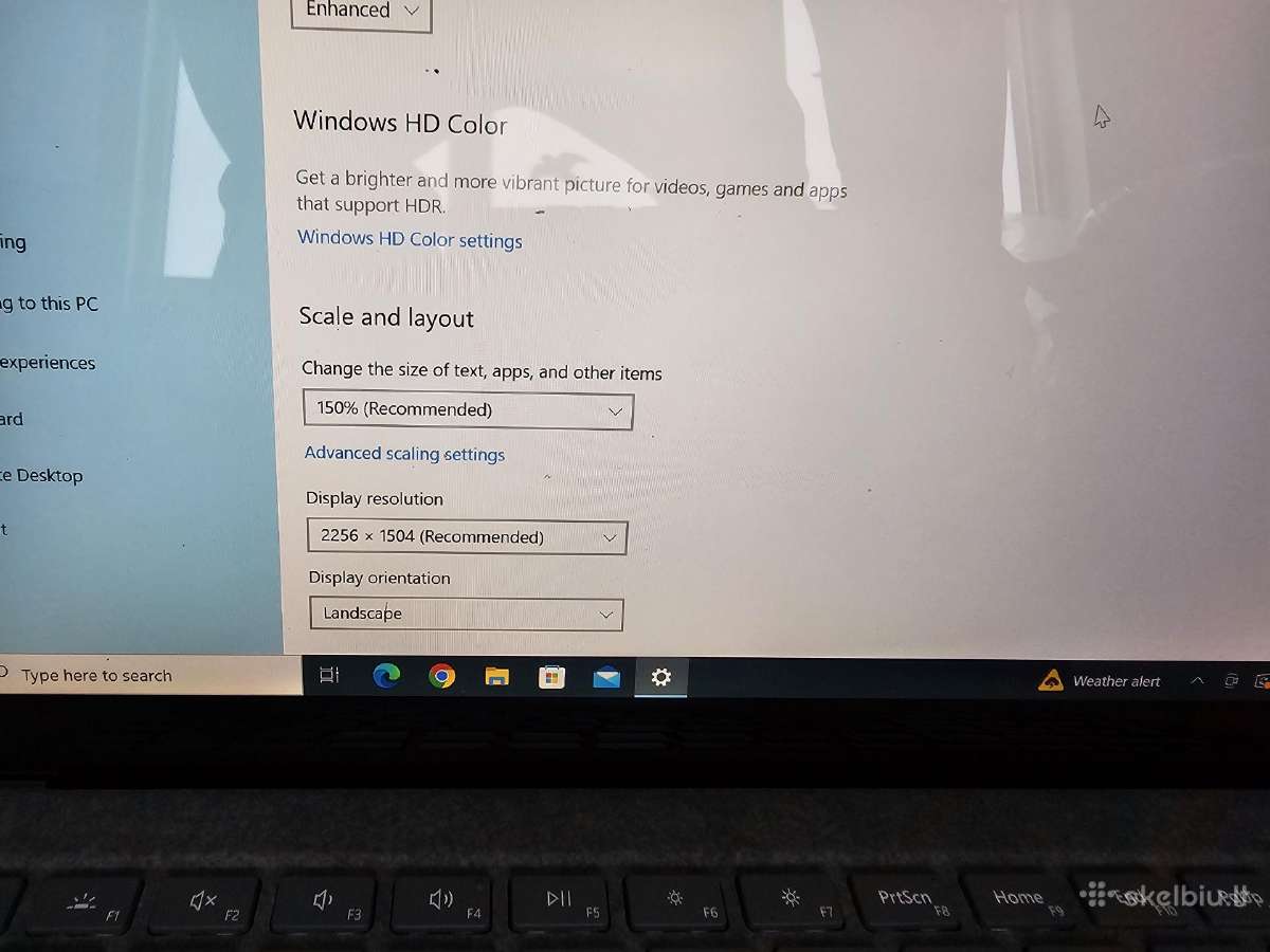 Microsoft Surface Laptop 3 i5-1035g7 8gb 128 SSD - nuotraukos Nr. 9