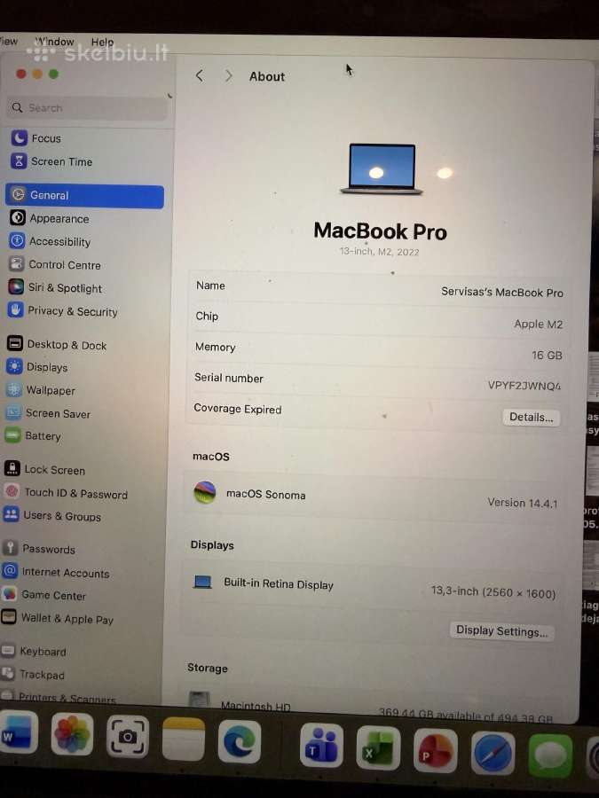 MacBook Pro 13 - nuotraukos Nr. 8
