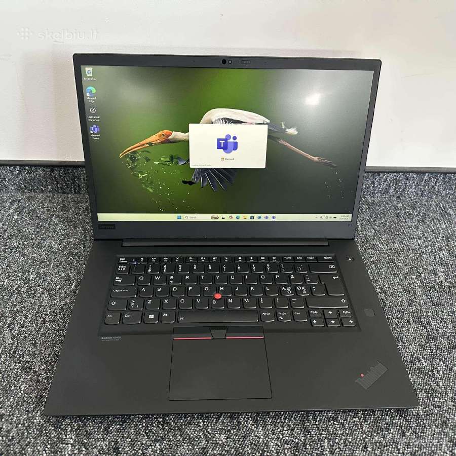 Lenovo Thinkpad P1 G2 I7 512gb SSD, T1000 15.6 Fhd - nuotraukos Nr. 2