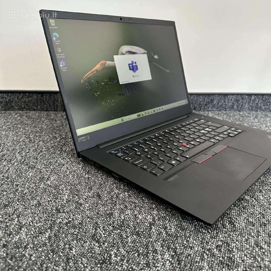 Lenovo Thinkpad P1 G2 I7 512gb SSD, T1000 15.6 Fhd - nuotraukos Nr. 3