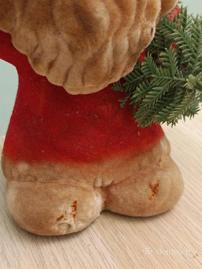 Sovietinis žaislas Kalėdų senelis su eglute - nuotraukos Nr. 7