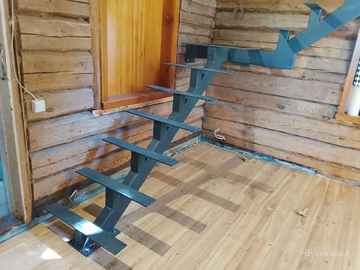 Metalinių laiptų gamyba - nuotraukos Nr. 3