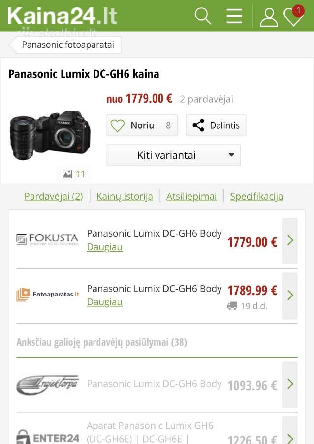 Lumix Gh6 - nuotraukos Nr. 4