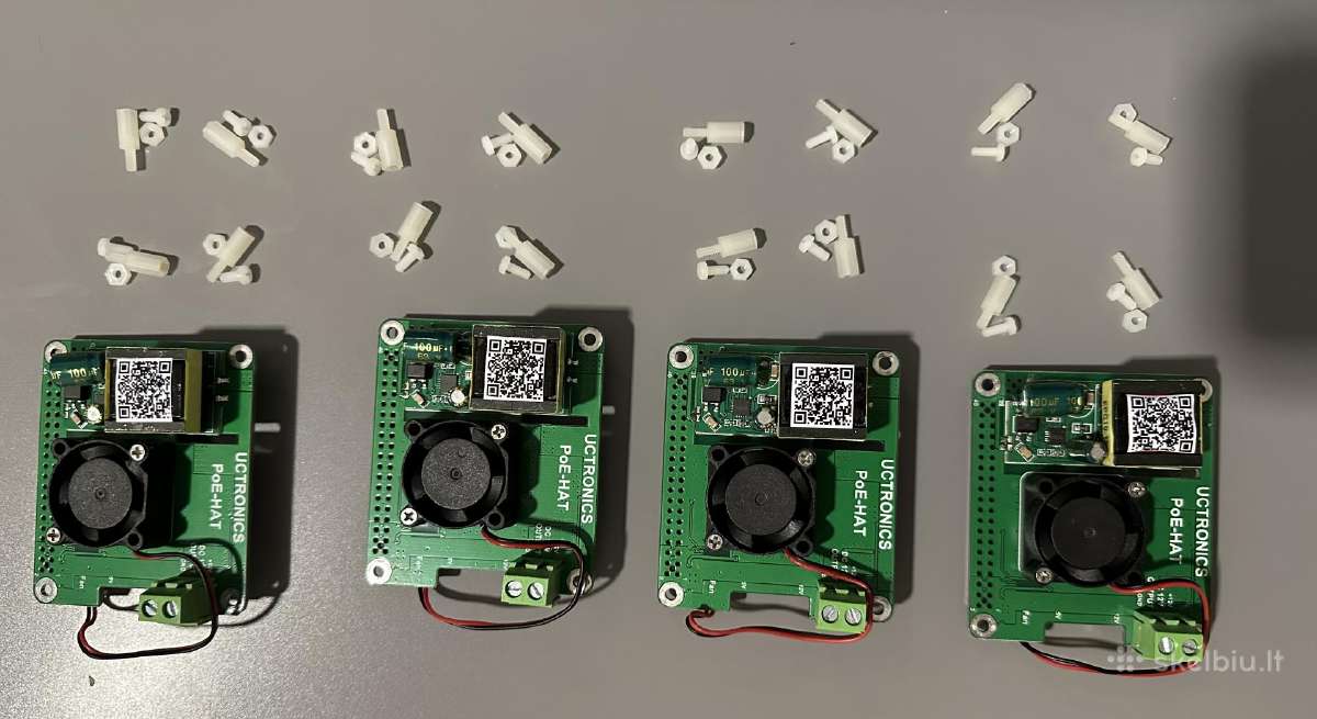 Raspberry Pi Poe-hat Uctronics (3b+/4b) - nuotraukos Nr. 2