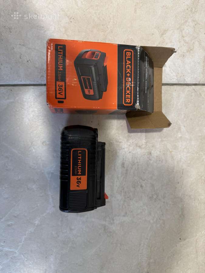 Black and Decker 36 V 2,5 ah - nuotraukos Nr. 3