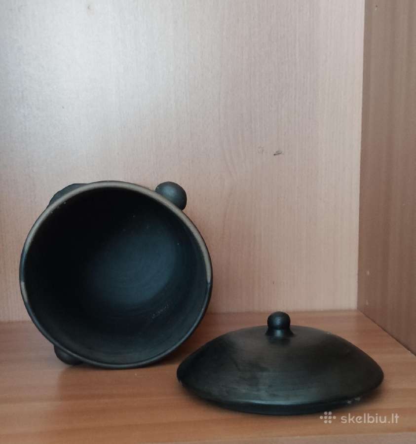 Rankų darbo keraminis puodas ~3l - nuotraukos Nr. 3