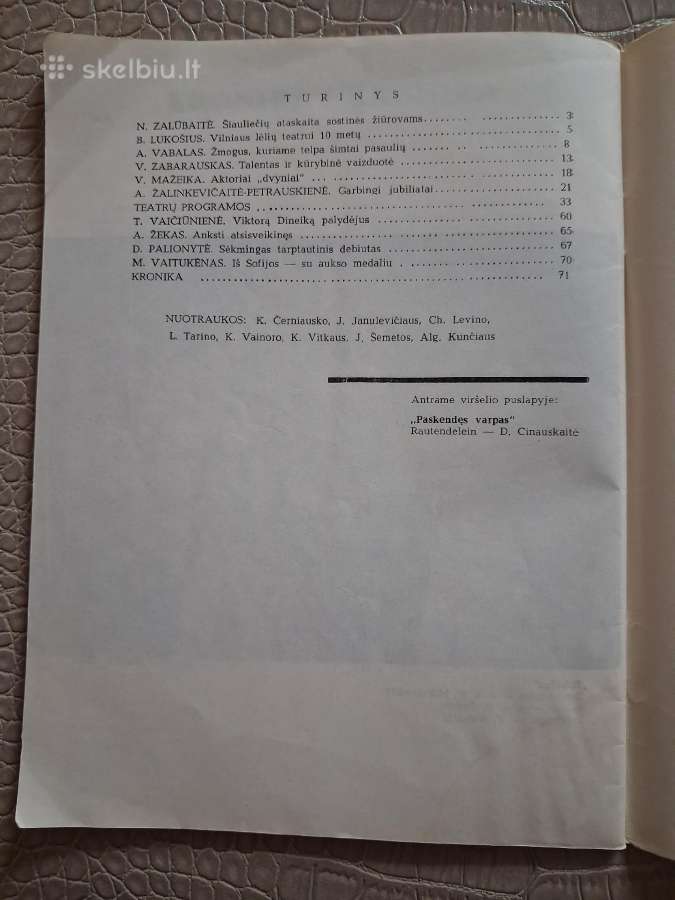 Lietuvos teatro kultūrai skirtas žurnalas Teatras - nuotraukos Nr. 4
