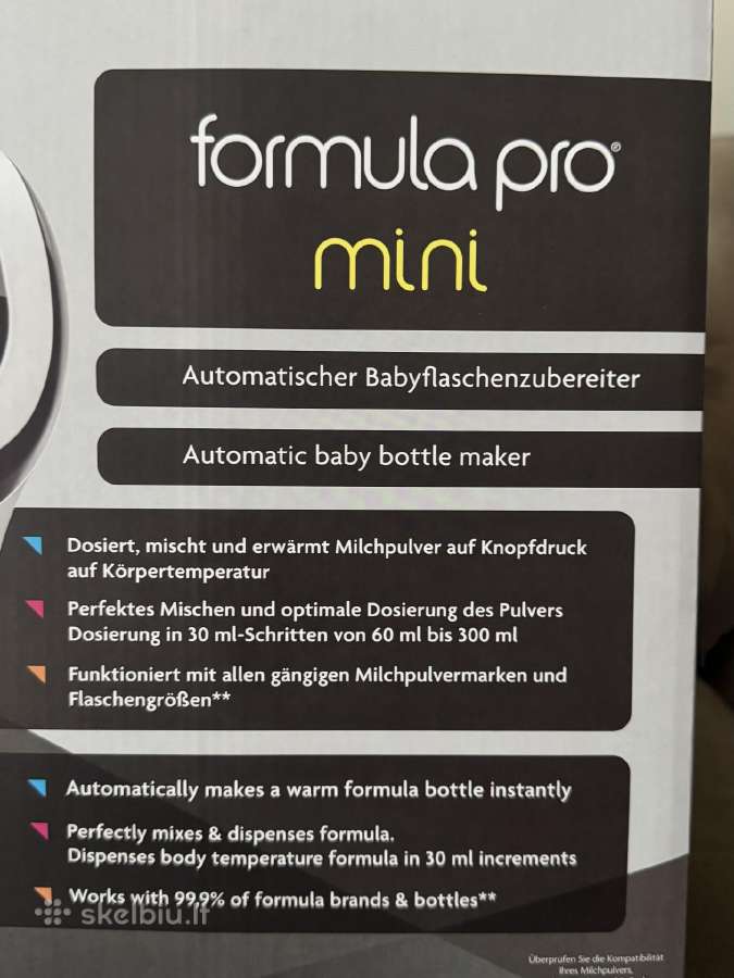 Baby Brezza Formula Pro Mini su Garantija - nuotraukos Nr. 2