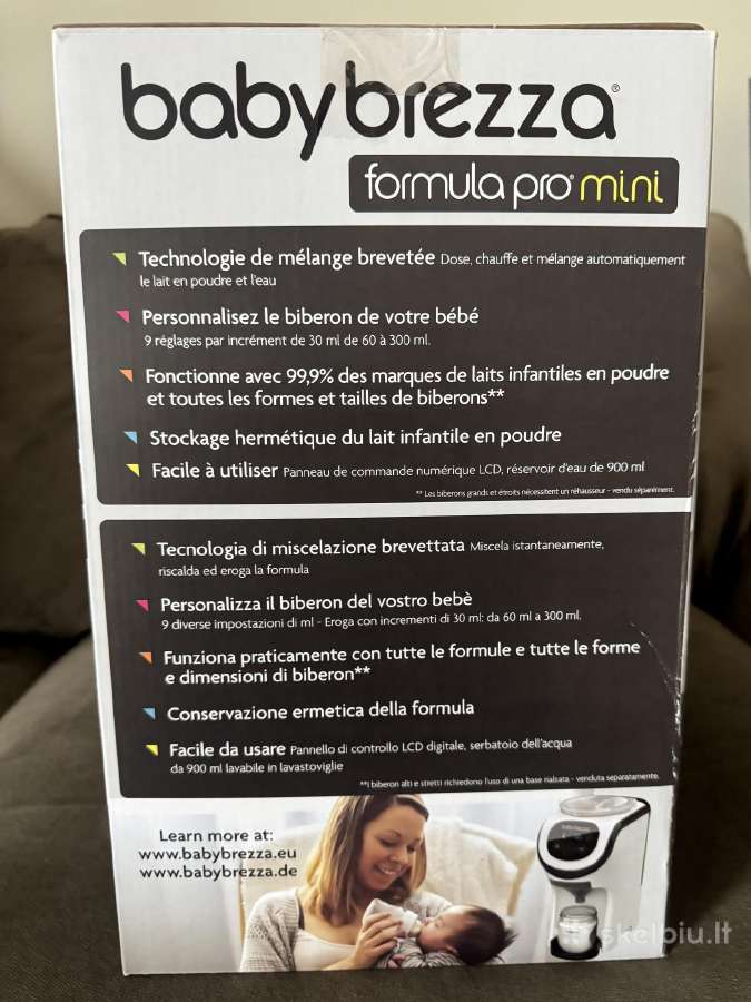 Baby Brezza Formula Pro Mini su Garantija - nuotraukos Nr. 6